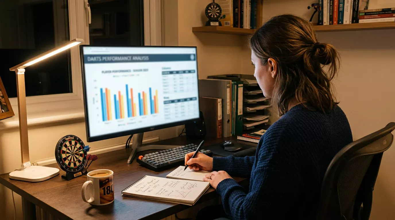 Darts Wetten Strategie — Datenanalyse mit Three-Dart-Average und Checkout-Quote